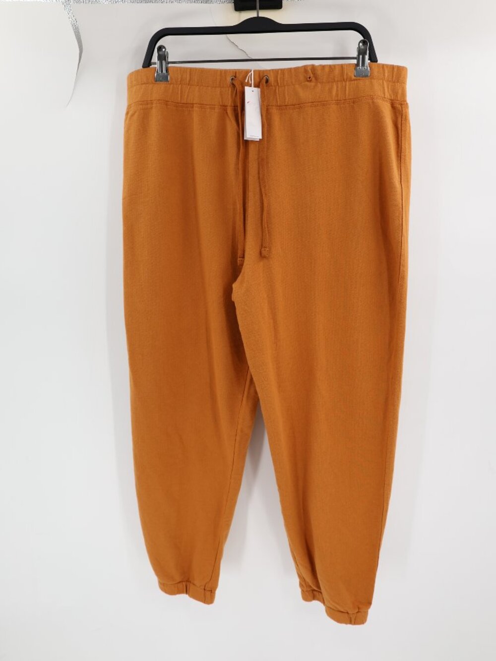 NWT James Perse Sweatpants Womens 4 amber Cotton Joggers Drawstring Tapered Leg